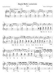 321 scores found for jingle bells. Jingle Bells Variations Original Sheet Music For Piano Solo Musescore Com