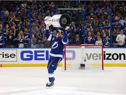 Tampa bay lightning center blake coleman (20) acknowledges fans after coming back onto the ice after getting a victory over the montreal canadiens in game 2 of the nhl hockey stanley cup finals. Ylbnauwwujm4em