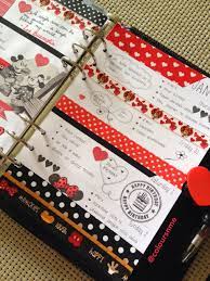 coloursnme filofax chameleon a5 black disney characters mickey minnie mouse inspired smashbook ideeen