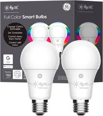 C By Ge A19 Bluetooth Smart Led Light Bulb 2 Pack Multicolor 93106796 Best Buy