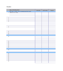 32 free bill pay checklists bill calendars pdf word excel