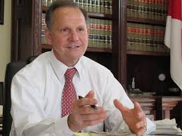 Moore (republican party) ran for election to the u.s. Alabama Chief Justice Roy Moore Suspended For The Rest Of His Term Alabama Public Radio