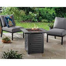 Even with propane, you want to make sure the fire pit is cool before leaving it unattended. Mainstays 28 Metal Propane Gas Fire Pit Walmart Com Walmart Com