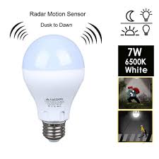 Motion Sensor Light Bulb 7w 60w Equivalent Radar Smart Bulb Dusk To Dawn Led Mo Ebay Motion Sensor Lights Smart Bulb Dusk To Dawn
