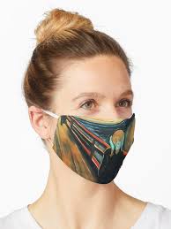 Safe Scream Mask By Biotwist Redbubble In 2020 Scream Mask Mask For Kids Face Mask