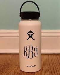 Monogram Hydroflask Sticker Hydroflask Monogram Bottle