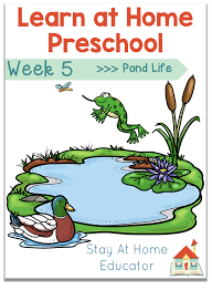 And best of all, if you are homeschooling. Free Pond Theme Weekly Lesson Plans Stay At Home Educator