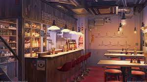 Bar And Club Arseniy Chebynkin On Artstation At Https Www Artstation Com Artwork 8gaxx Old Bar Anime Backgrounds Wallpapers Anime Background