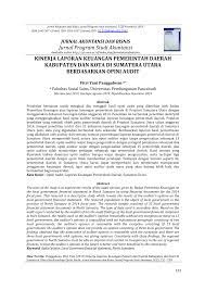 Maybe you would like to learn more about one of these? Pdf Kinerja Laporan Keuangan Pemerintah Daerah Kabupaten Dan Kota Di Sumatera Utara Berdasarkan Opini Audit