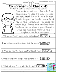 Reading Comprehension Checks Read The Simple Story And Answer The Comp First Grade Reading Comprehension Reading Comprehension Worksheets First Grade Reading