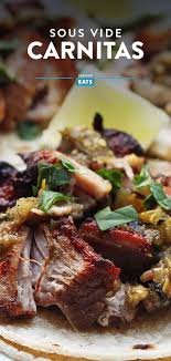 Sous Vide Carnitas For Tacos Crispy Mexican Style Pulled Pork Recipe Recipe Pulled Pork Recipes Pork Recipes Mexican Food Recipes