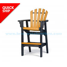 Breezesta Coastal Counter Chair Black Cedar If You Need More Information Please Visit Our Websit Poly Outdoor Furniture Patio Furniture Sets Outdoor Chairs