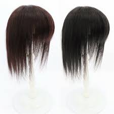 details about handmade one piece straight clip in human hair topper with bang seamless crown