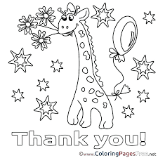 Before winter break was over, i was expected to write a thank you note to everyone who sent me a gift. Thank You Coloring Page Cat Novocom Top