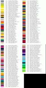 Robison Anton Color Conversion Chart Sulky Embroidery