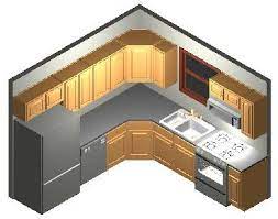 Small l shaped kitchen design 10. 10x10 Kitchen Kitchen Cabinet Layout Kitchen Layout Small Kitchen Layouts