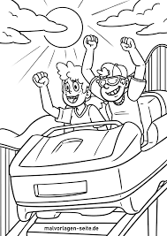 There are tons of great resources for free printable color pages online. Great Coloring Page Fun Fair Roller Coaster Leisure Free Coloring Pages