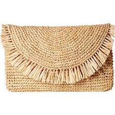 Hat Attack Sunshine Clutch Raffia Crochet Crochet Clutch Handbag Straps