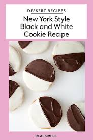 Black And White Cookies Nyc Recipe Black And White Cookies Recipe Black And White Cookies Black And White Cookie Recipe Desserts