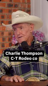 Charlie Thompson of C-T Rodeo is our guest for the @rodeotimepodcast  episode 238 available everywhere