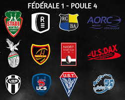 Classement fédérale 3 poule 3. Rennes Rugby Federale 1 Ffr Poules Rennes Bretagne