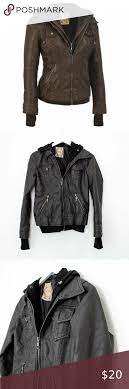 4 25 Downtown Coalition Faux Leather Jacket Leather Faux Leather Jackets Jackets