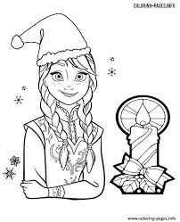 These princess coloring pages with long flowing gowns, unicorns and a handsome prince would make their dream more exciting. Princess Anna Frozen Christmas Coloring Pages Printable