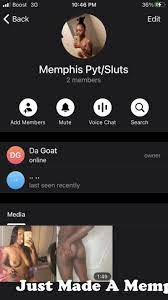 Just Made A Memphis Pyt Thot Group  Sluts So If You Got Memphis Thots , Pyt  Send Me Your Telegram Name To Be Added You Dont Post You Get Blocked from