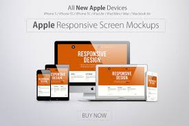 Apple Responsive Screen Mockups Responsive Screen Web Design Mockup