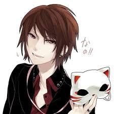 Mask Boy Brown Hair Grey Eyes Anime Brown Hair And Grey Eyes Anime Anime Guys