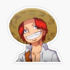 Also, he lost an arm while saving luffy. Shanks One Piece Stickers Redbubble