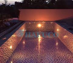 Hafuco hoàn thiện ốp lát gạch Mosaic bể bơi anh Việt, Hà Nam