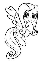 My little pony coloring pages fluttershy baby twilight sparkle and. Adorable Fluttershy Coloring Page Free Printable Coloring Pages For Kids