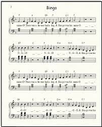 Bingo Piano Sheet Music Free