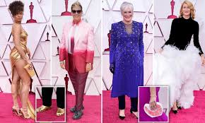 A fan account of the formidable frances mcdormand, which has achieved the triple crown of acting : Oscars 2021 Worst Dressed Andra Day Wears Buttock Baring Gown On Red Carpet Daily Mail Online
