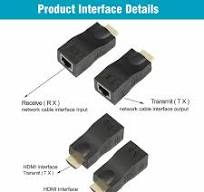 4K 1080P HDMI Extender to RJ45 Over Cat 5e/6 Network LAN ...