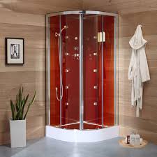 I box doccia completi e funzionali della serie lisbona sono disponibili con i profili in alluminio cromo. Cabina Doccia Semicircolare 90x90 Con Idromassaggio Kv Store