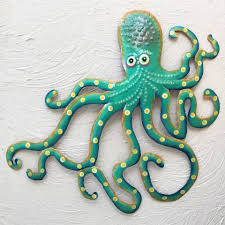 Check spelling or type a new query. Metal Teal Octopus Wall Art Caribbean Rays