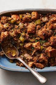 Vegan Stuffing Recipe Recipe Nyt Cooking Thanksgiving Recipes Side Dishes Thanksgiving Side Dishes