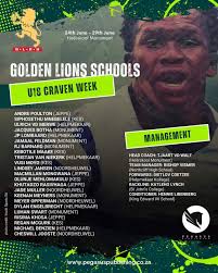 🚨 𝗕𝗥𝗘𝗔𝗞𝗜𝗡𝗚 𝗡𝗘𝗪𝗦!! Lions High Schools Youth Week squads named  🦁 As the official media partner of the Golden Lions High Schools' Rugby  Association, we would like to congratulate our client, and