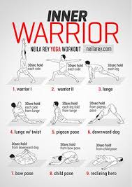Visual Workouts By Neila Rey Easy Yoga Workouts Warrior Workout How To Do Yoga