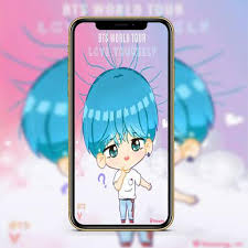 Bts wallpapers wings album (phone and dekstop). Cute Bts Chibi Wallpaper Hd For Android Apk Download