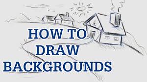 Learn how to draw a manga background of telegraph poles in this drawing tutorial, using a pen. How To Draw Backgrounds Cartoon Drawing Youtube