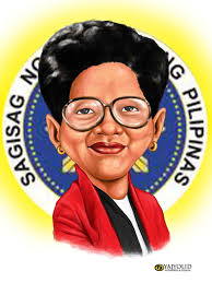 I never saw her humiliate or embarrass anyone or raise her voice in anger in public. Yajyolid Caricature Of President Corazon Aquino