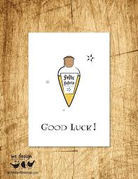 Play the sound good luck harry potter: Printable Harry Potter Good Luck Greeting Card Diy Digital Download Design Features A Vial O Harry Potter Birthday Cards Harry Potter Cards Good Luck Cards