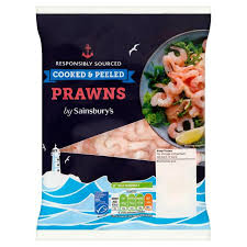 Shrimp that was thawed in the microwave or in cold water should be eaten immediately. Sainsbury S Large Cold Water Prawns 250g Sainsbury S