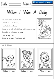 Activity sheet 1 (hide and find game). When I Was A Baby Response Activity Sheet1 Studyladder Interactive Learning Games