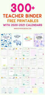 Especially the fact that it is simple and the calendar starts with monday <3 (i'm from europe, i'm used to starting with mon). Best Teacher Printables In Pdf 300 Free Organizers Teacher Planner Printables Teacher Binder Organization Teacher Lesson Planner