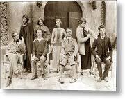 Ruth and Edward Kuster Theatre of the Golden Bough 1924 Wood Print by  Monterey County Historical Society