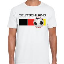 Kahn neemt fakkel over van rummenigge als algemeen directeur van bayern. Deutschland Duitsland Voetbal Landen Shirt Met Voetbal En Duitse Vlag Wit Voor Heren Fun En Feest